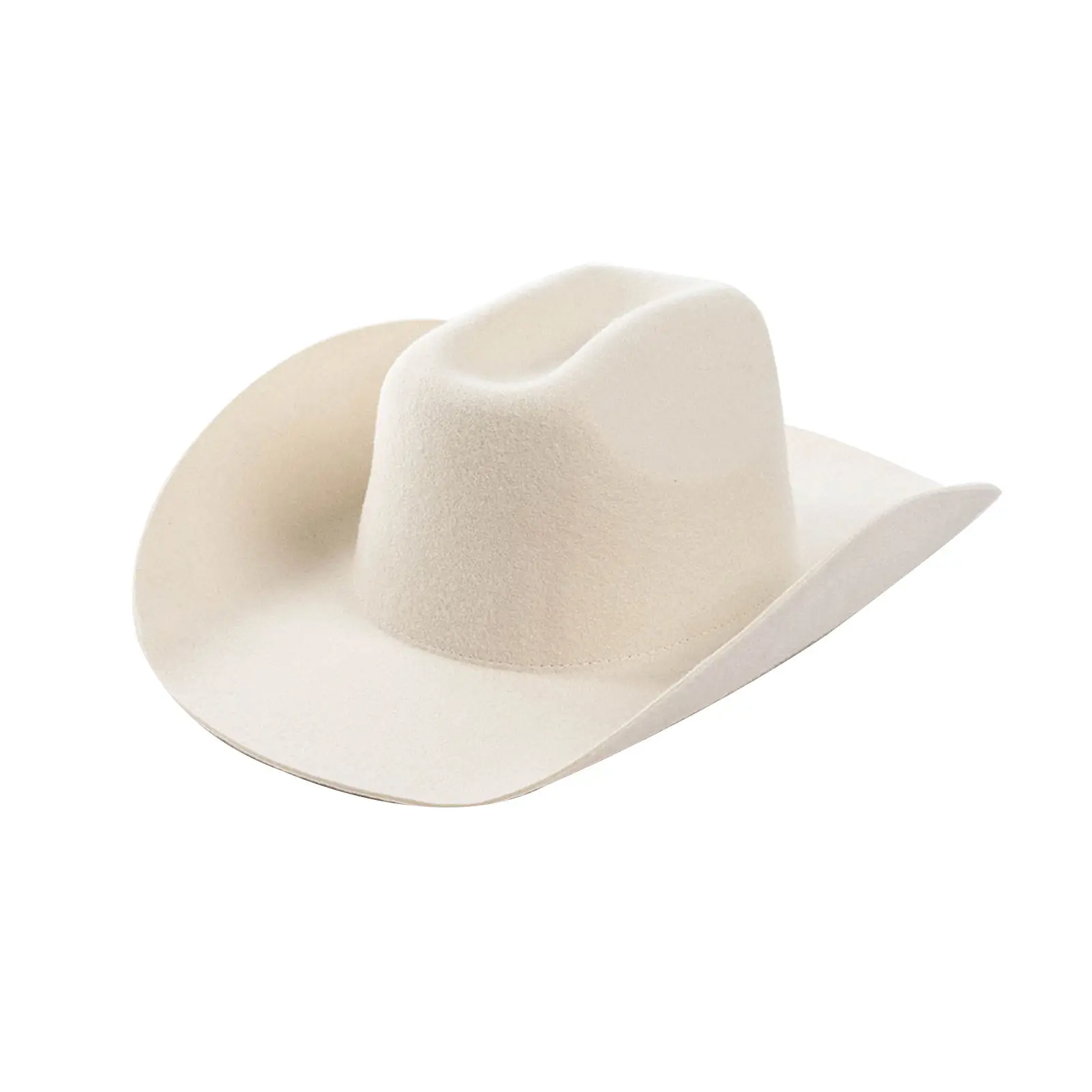 Wholesale New Fashion High Quality 100% Wool and Faux Wool Felt Hat Lady Wide Brim Fedora Hat