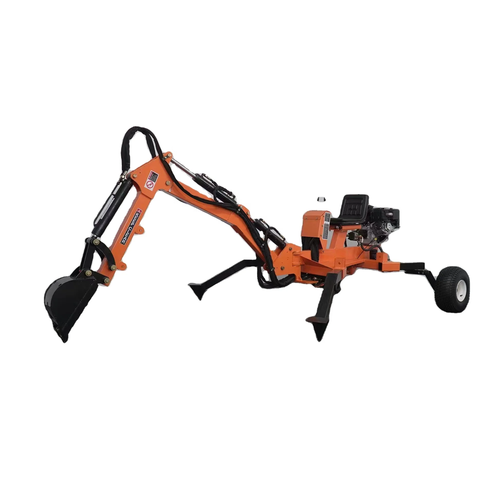 .ATV-SLB15  Excavator Mini Towable Backhoes Small Backhoe with Attachments