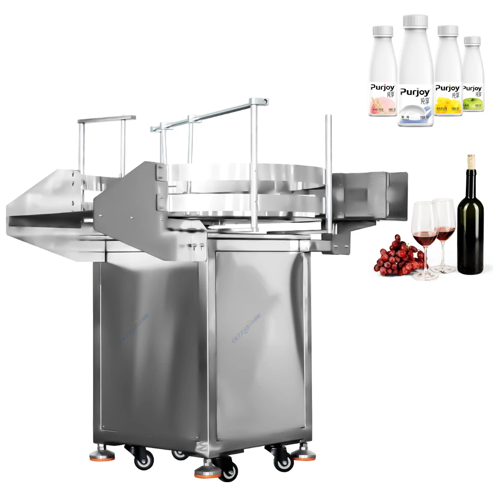 ZZSS Automatic PLC Controlled Electric High Efficiency Labeling Sorting Machine for Plastic Stainless Steel Bottles Easy