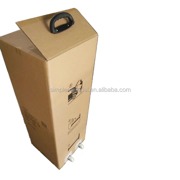 Roll Mattress Packing Box Parts with Plastic Handle Castor Wheel