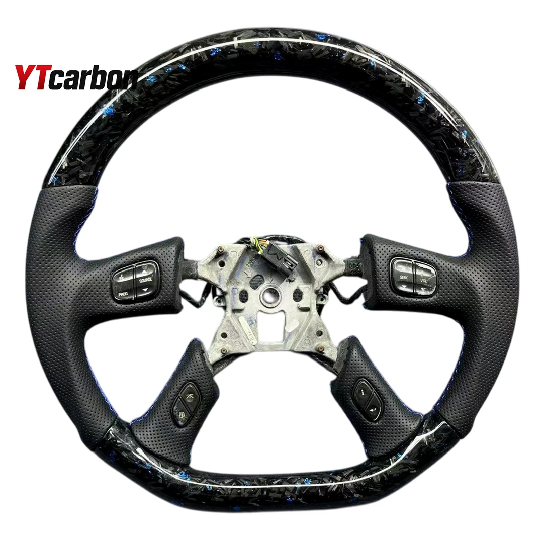 YTcarbon for Envoy Auto Parts Car Interior Accessories Modify Racing Style Custom Real Carbon Fiber Steering Wheel