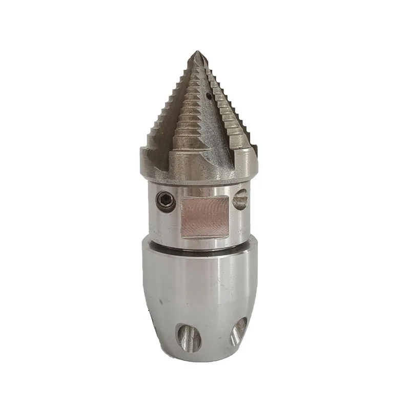 0.45KG High Pressure Nozzle Rotation to Clean the Sewer Pipe Clogged Silt, Oil, Dirt, Impurities, Garbage, Sand Stainless Steel