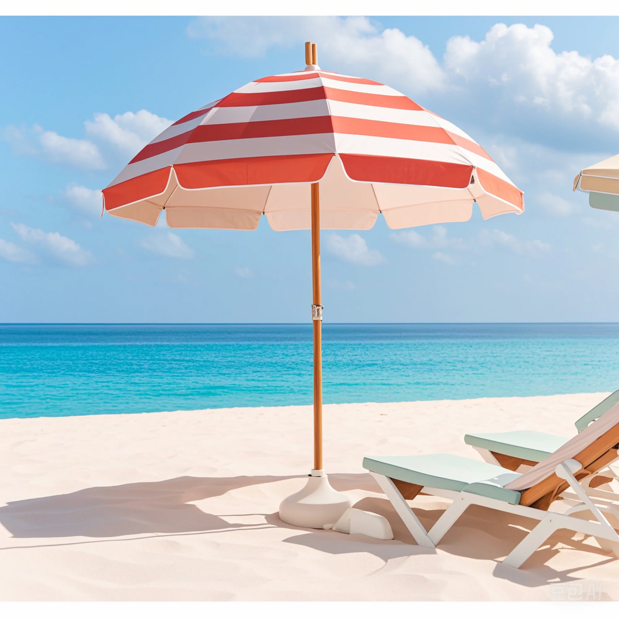 1.5M~3M Waterproof Outdoor Patio Umbrella Sun & Beach Protection for Poolside Hotels Restaurants & Coffee Shops with Bases