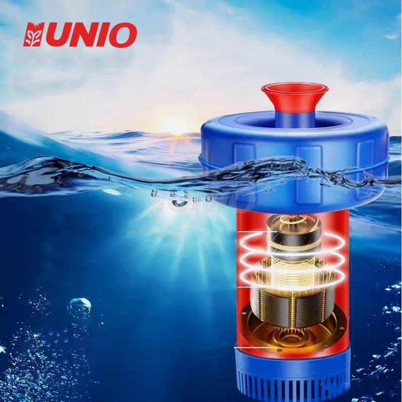 1.1 kw Original Supplier Easy Operation Drainage Irrigation Aerator Aquaculture Machine Aerators Fountain Floating Water Pump