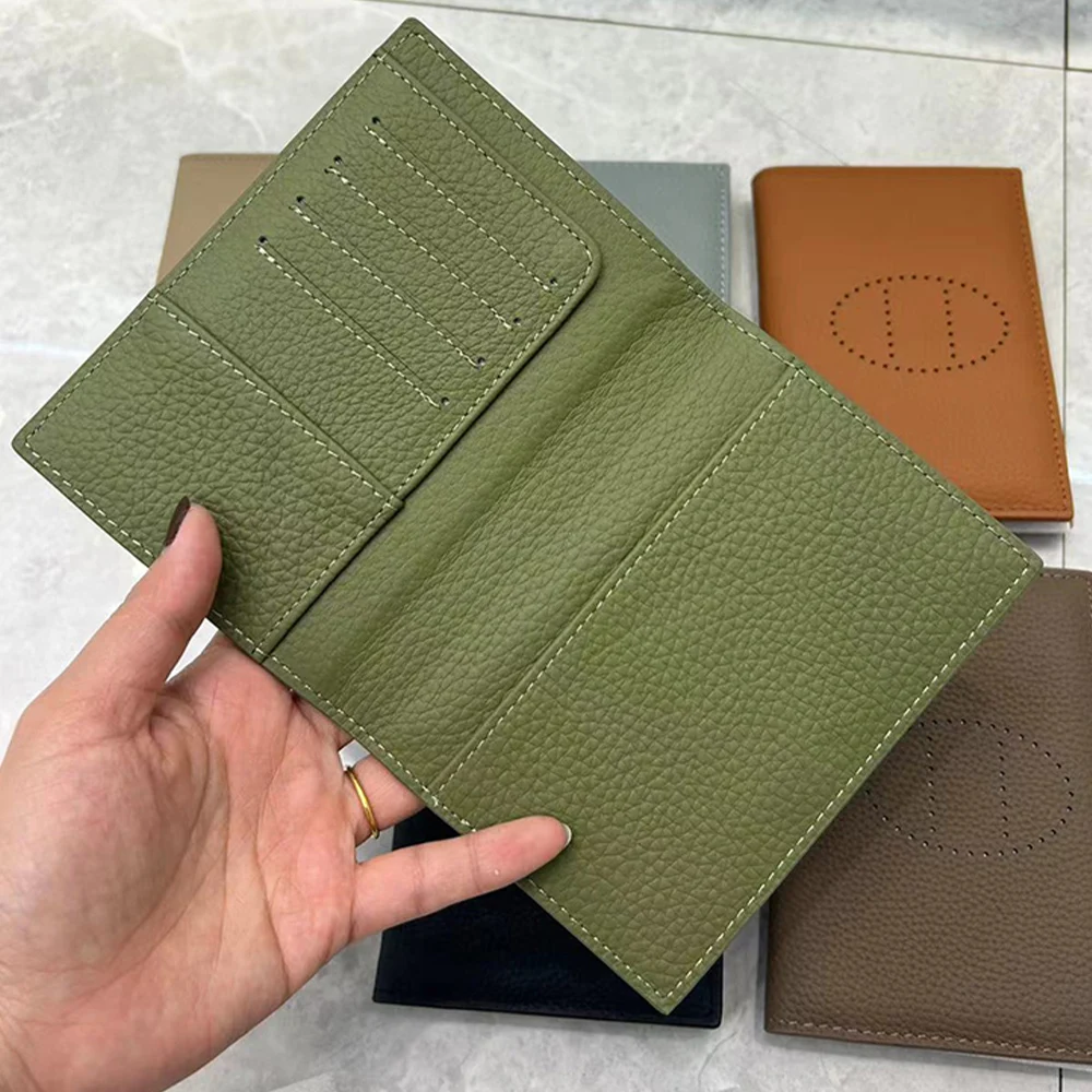 PU Leather Travel Document Holder Custom Logo Passport Book for Stylish Travel Experience